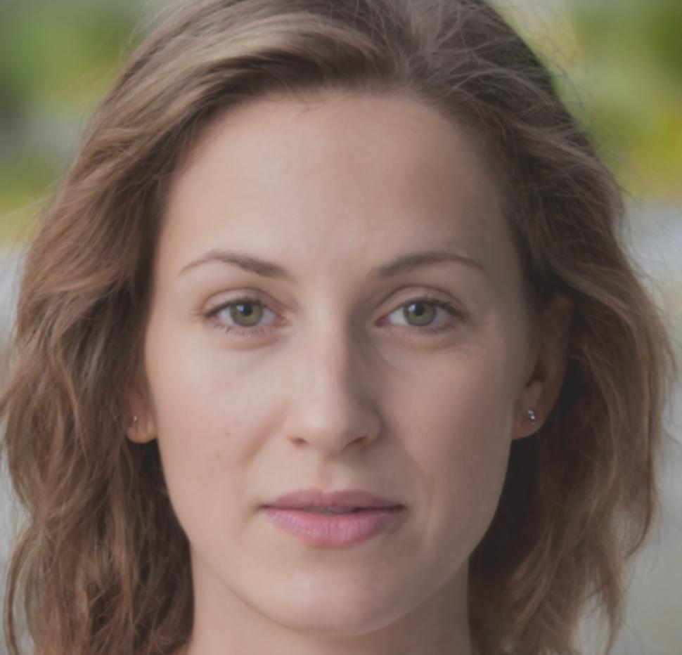 Instructor Rhiannon Caldwell in professional setting